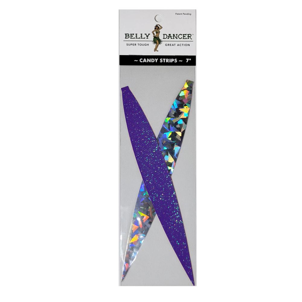 BELLYDANCER Candy Strips Artificial Bonita Strips - 7" Two-Pack