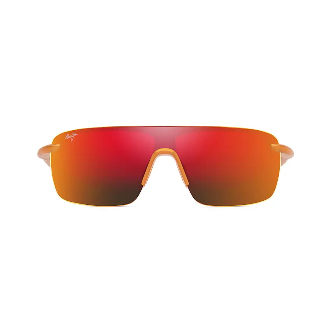 MAUI JIM Pālulu Sunglasses Metal Matte Orange| HAWAII LAVA