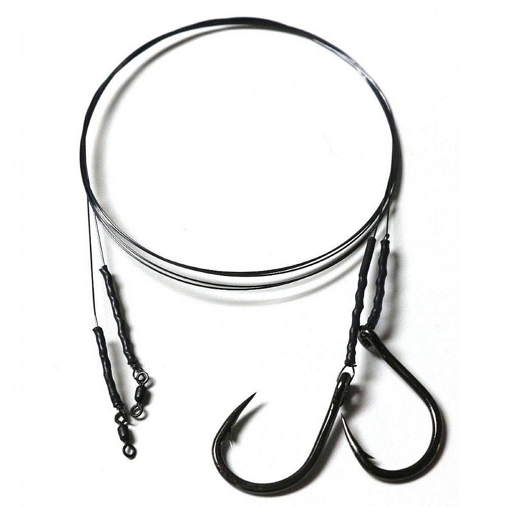 R&amp;R Titanium wire with Mustad Circle Hook 2PK