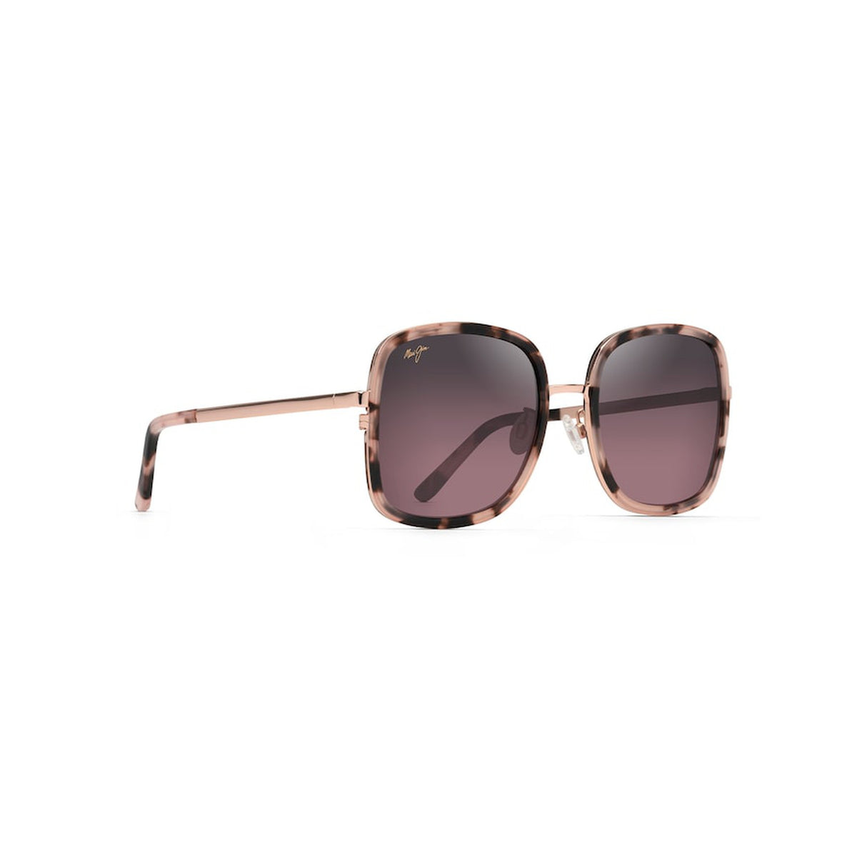 MAUI JIM Pua Sunglasses Pink Tortoise with Rose Gold | Maui Rose