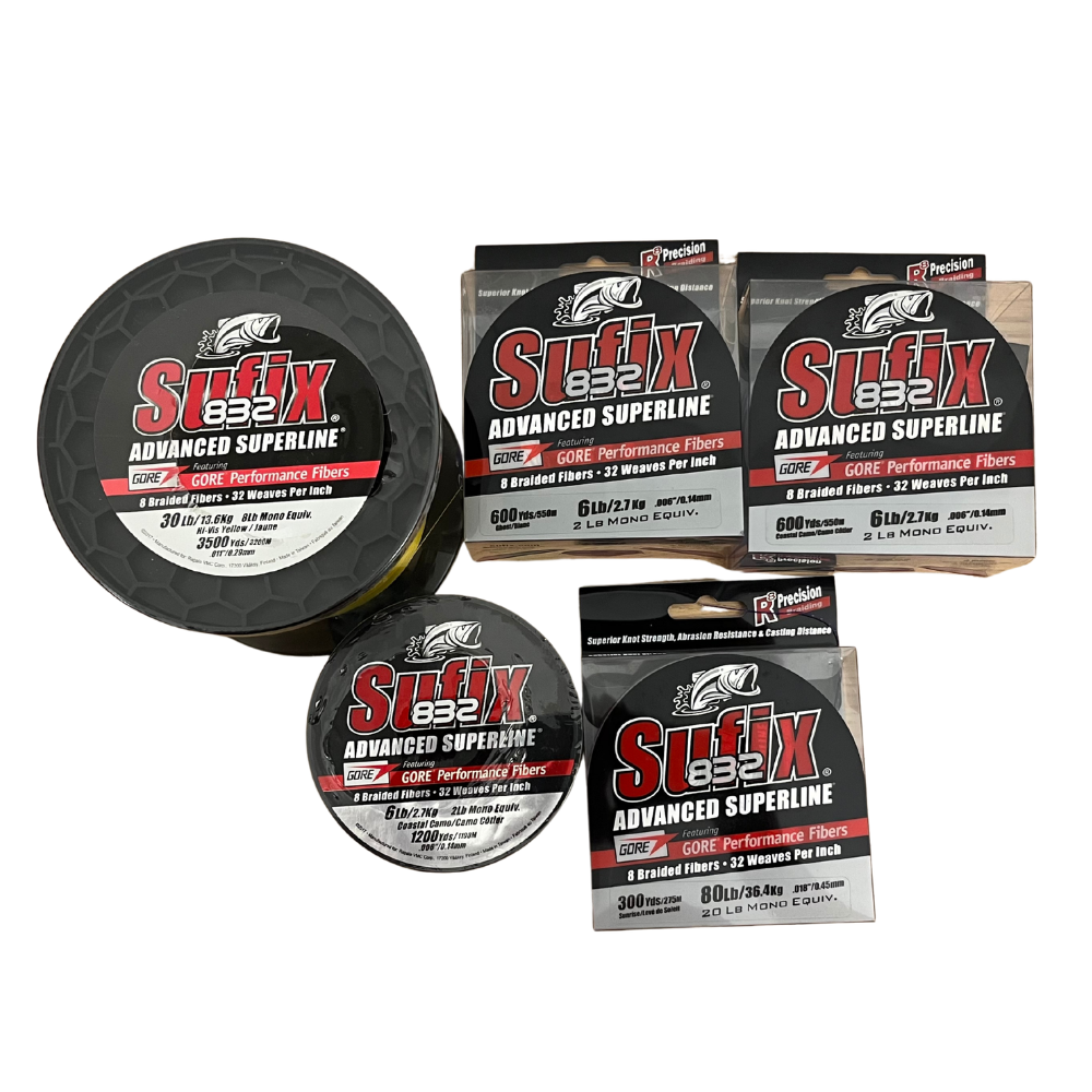 SUFIX 832 Braided Line Big Savings Bundle