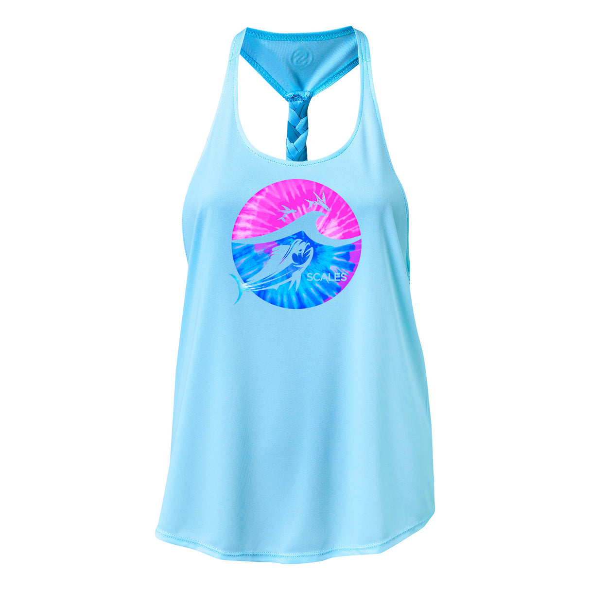SCALES Tide Dye Flyer Womens Performance Tank
