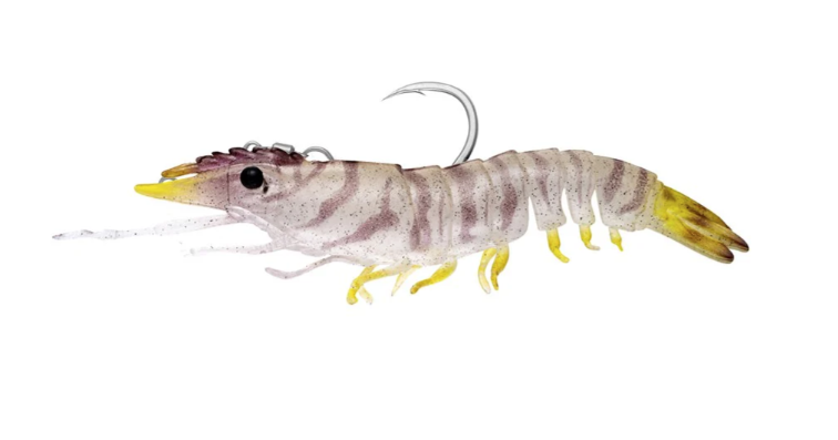 LIVE OPS Rigged Sumo Shrimp 5" - Natural Tiger