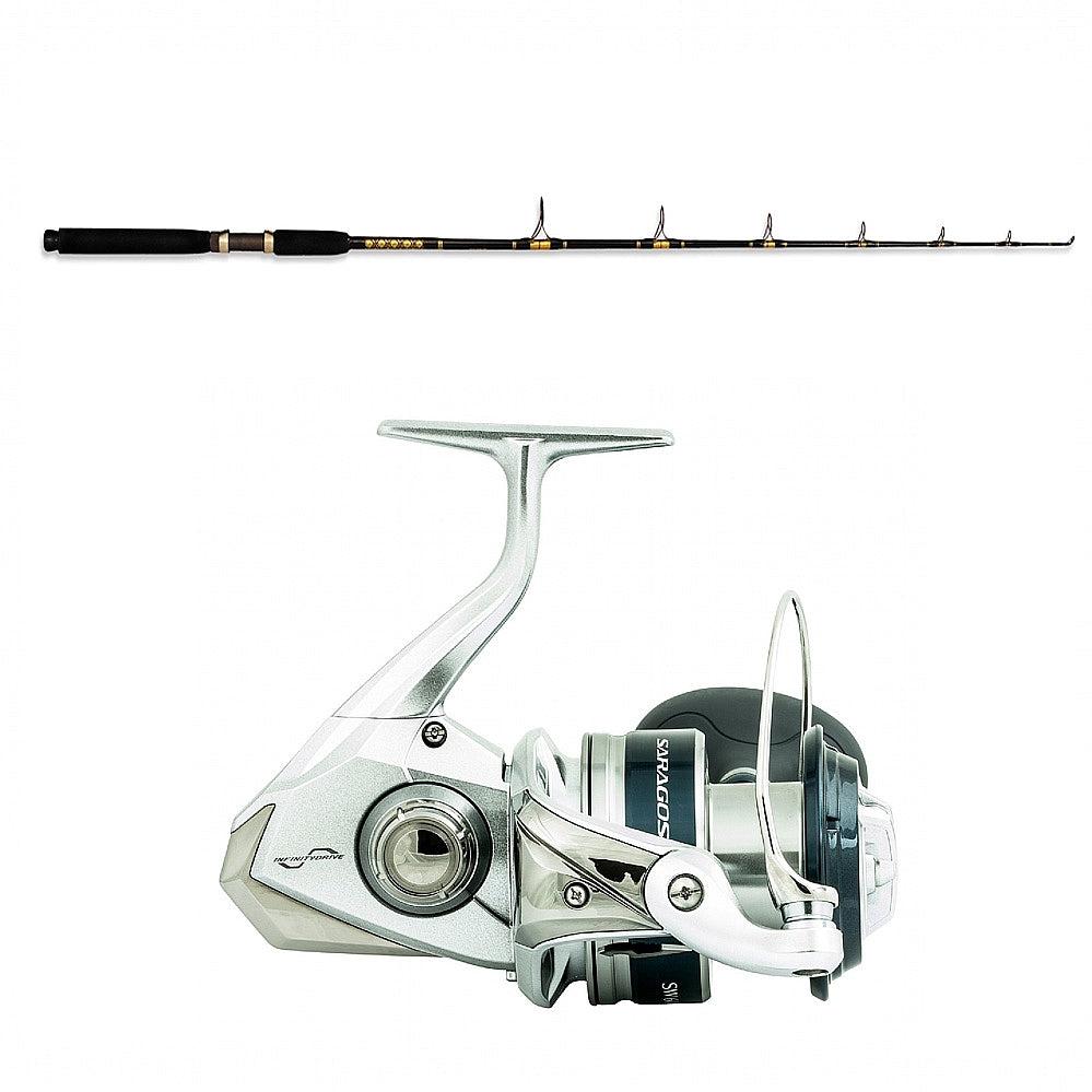 Shimano SARAGOSA SW A 10000PG with SP 15-30 6'6" CHAOS Gold Combo