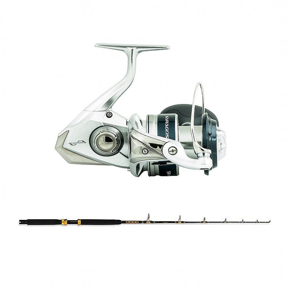 Shimano SARAGOSA SW A 8000HG with STSP 15-50 6'6Inch CHAOS Gold Combo