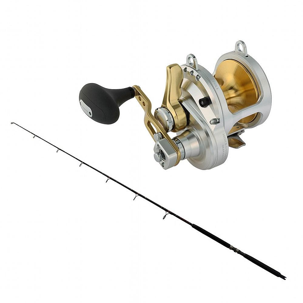 Shimano TALICA 25II Lever Drag 2-Speed with KC 20-40 7&#39; Composite Live Bait Rod Seminoles Combo