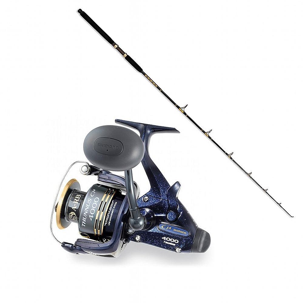 Shimano THUNNUS 4000 CI4 SW SPIN with SPC 10-25 6'6" CHAOS Gold Combo