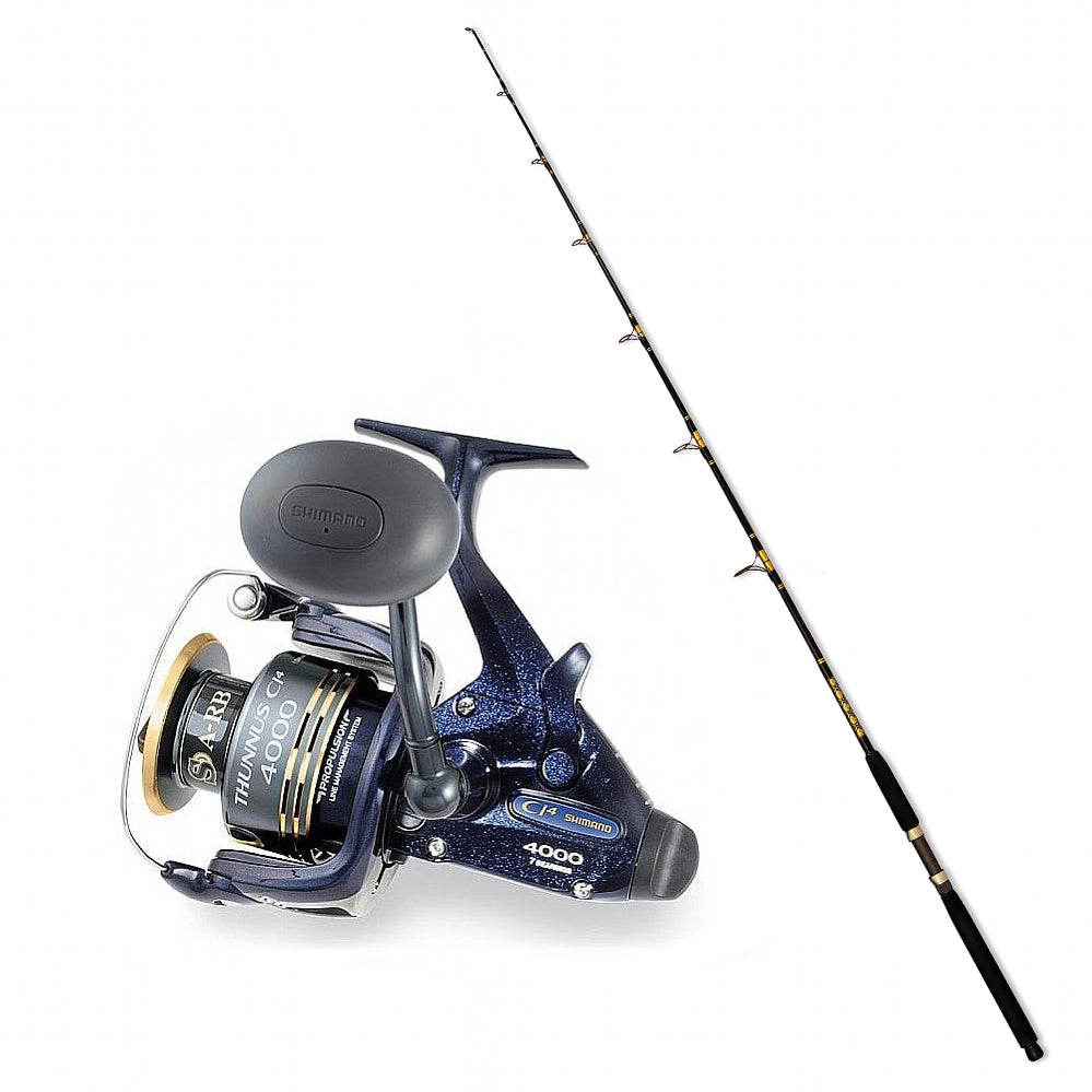Shimano THUNNUS 4000 CI4 SW SPIN with CHAOS SPC 10-25 7FT Gold Combo
