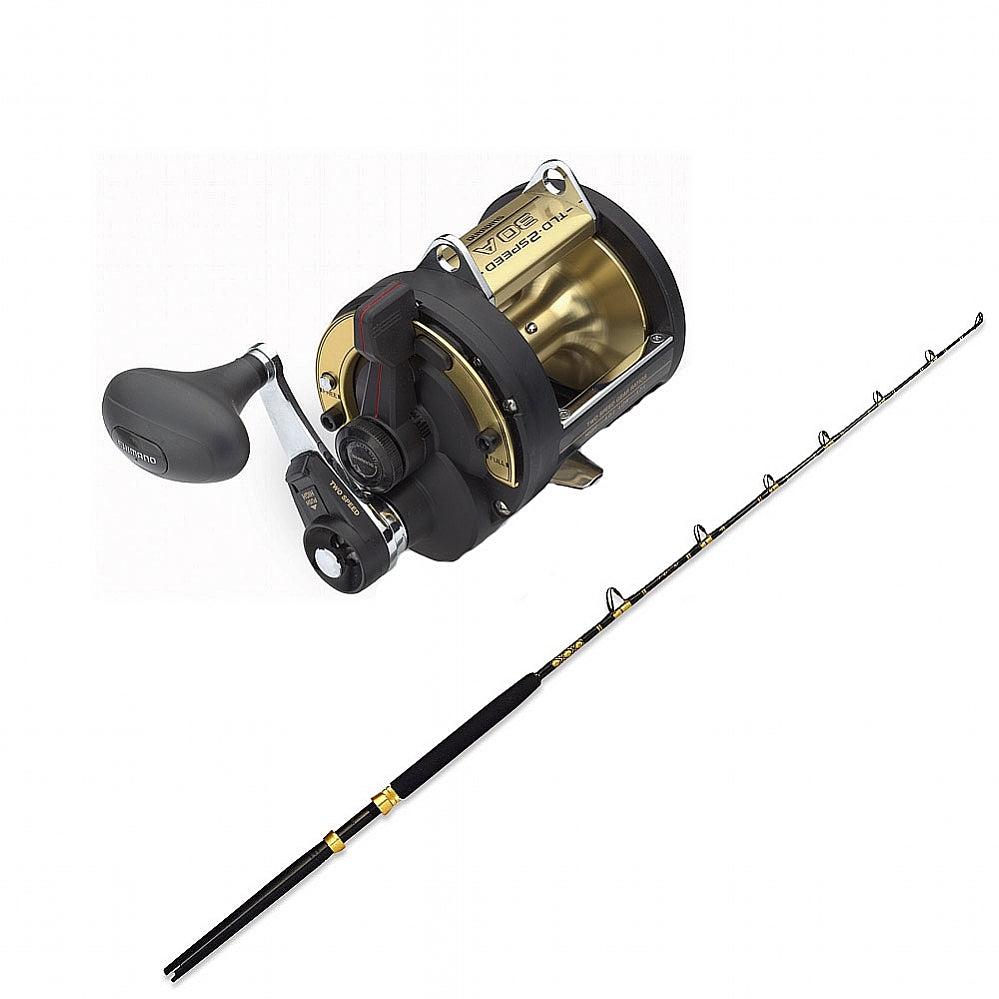 Shimano TLD 30IIA 2SPD with ECL 30-50 6&#39; CHAOS Gold Combo