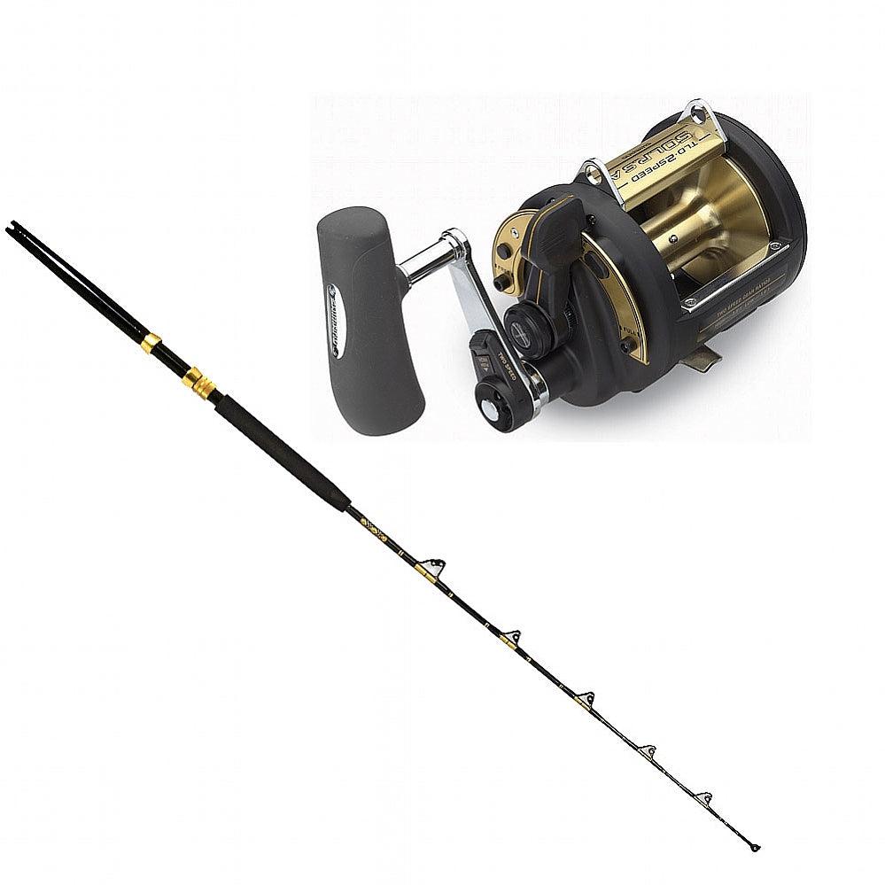 Shimano TLD 50IILRSA 2SPD with STA 50-100 6' 2PC Butt CHAOS Gold Combo