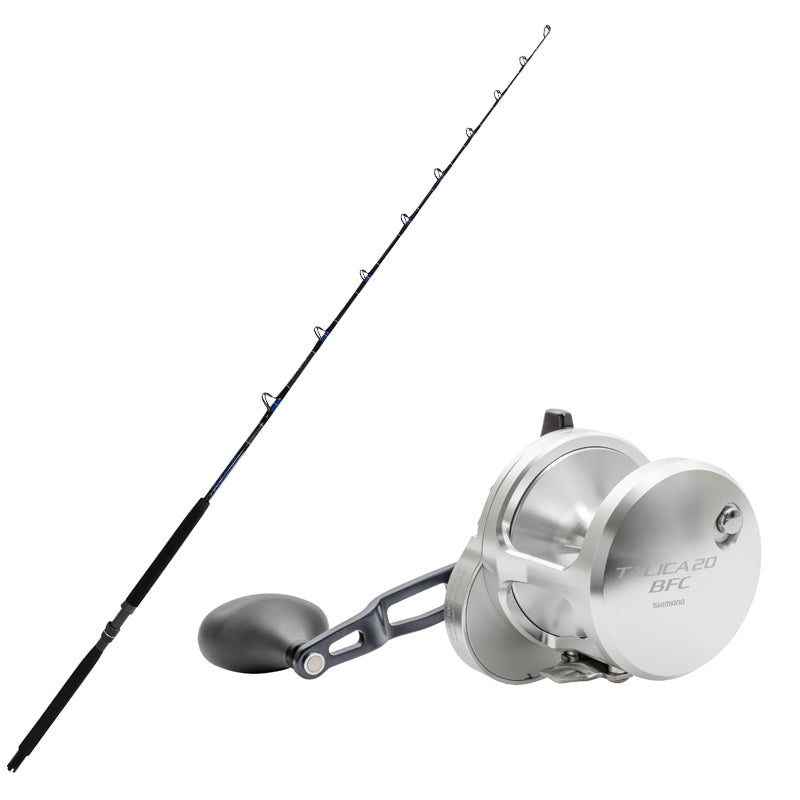 Shimano TALICA 20 BFC Conventional with CHAOS KC 15-30 7FT Rod Combo
