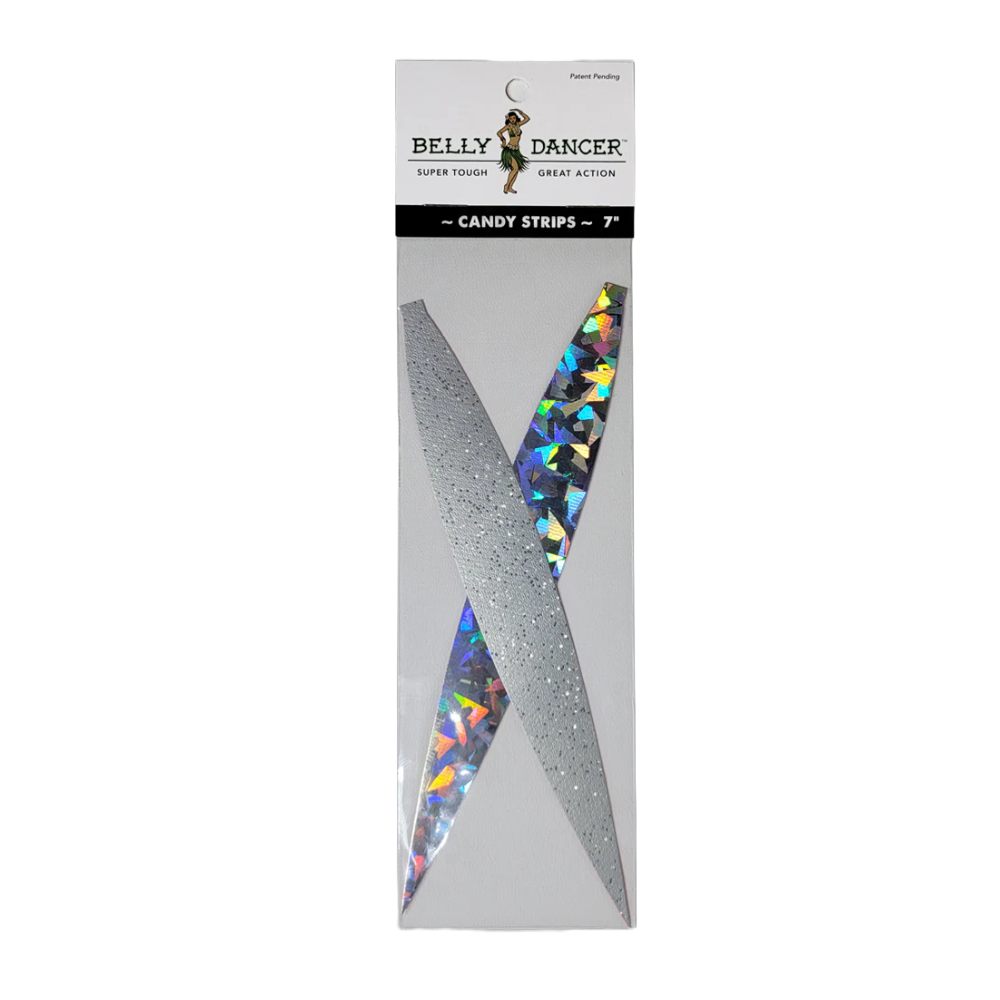 BELLYDANCER Candy Strips Artificial Bonita Strips - 7" Two-Pack