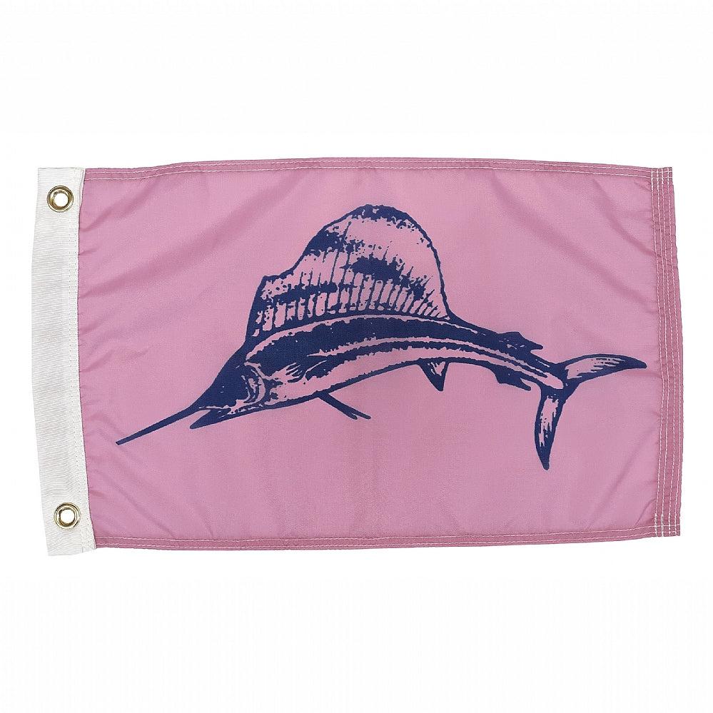 Taylor Made 2819 Sailfish Flag - Pink - 12" x 18" Nylon