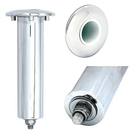 Tigress 0° Blind Mount Round Head Swivel Base Rod Holders - 9" X 1-5/8"