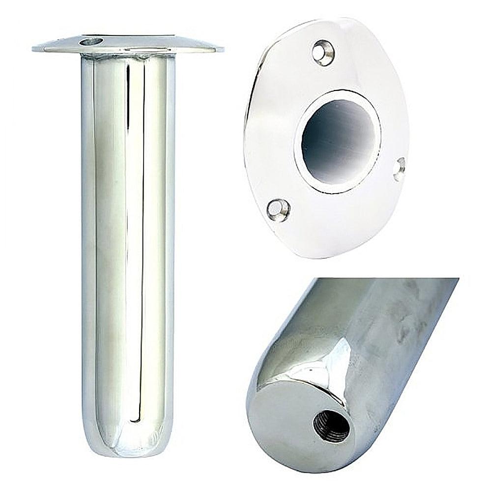 Tigress 15° Oval Head Closed Base Rod Holders - 9" X 1-5/8"