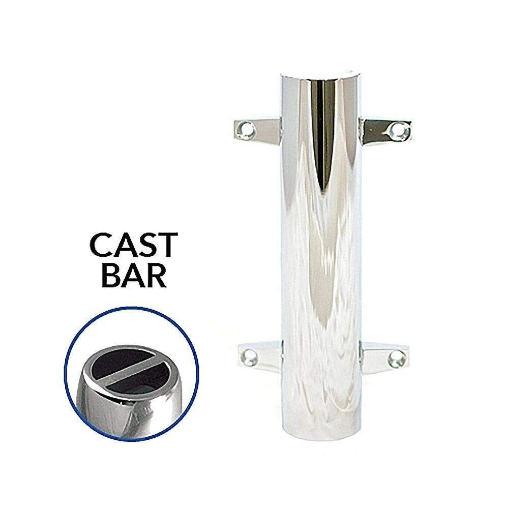 Tigress Straight Side Mount Transom Rod or Console Rod Holder 8-1/2