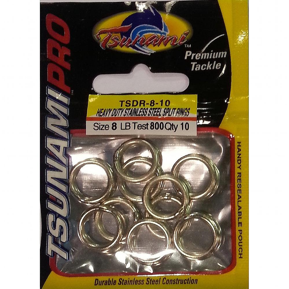 TSUNAMI Heavy Duty Stainless Steel Solid Ring - 10PK