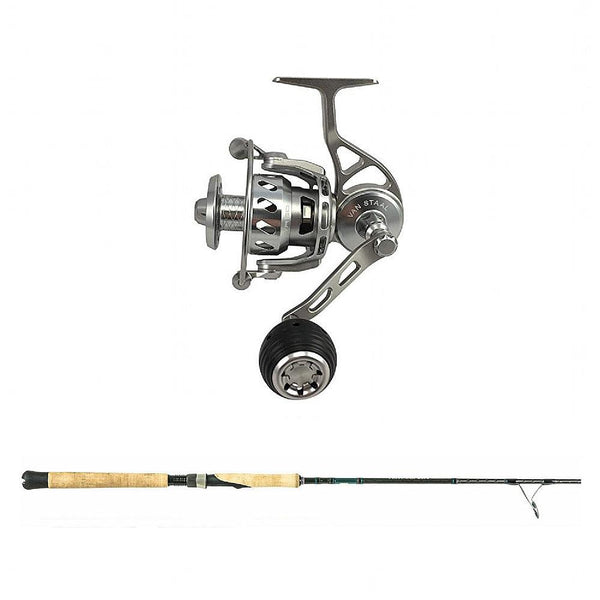 Van Staal VS-X 200 Black with SHIMANO Teramar XX South East Spinning Rod  80XXH