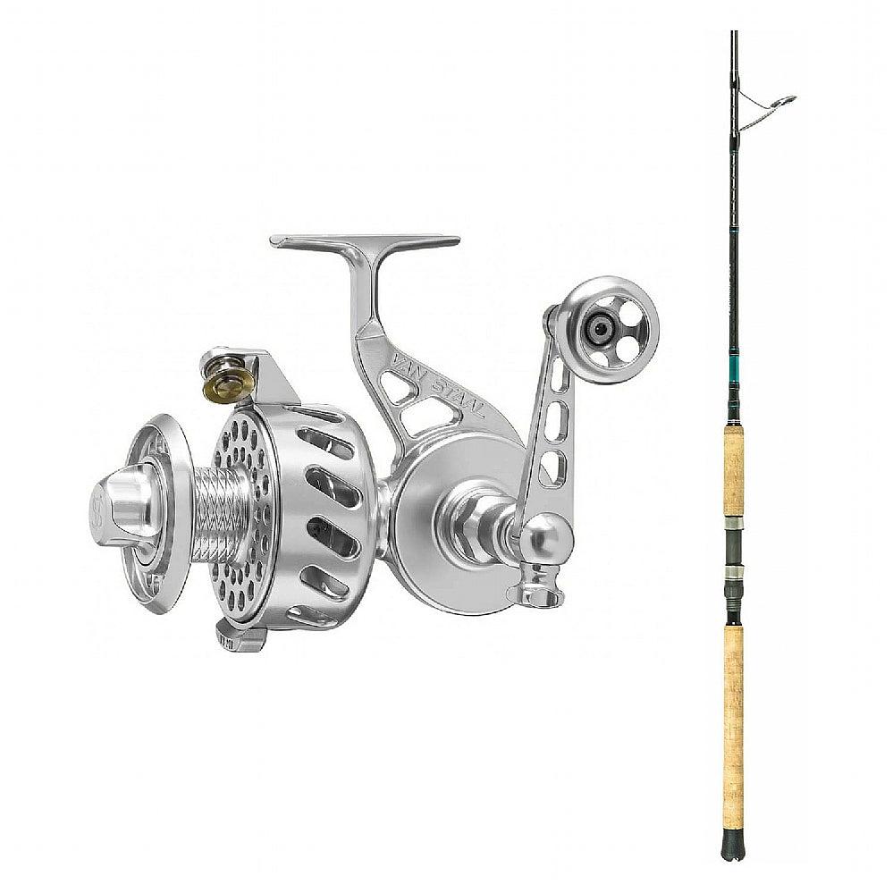 Van Staal VS-X 200 Silver with SHIMANO Teramar XX South East Spinning Rod 80XXH