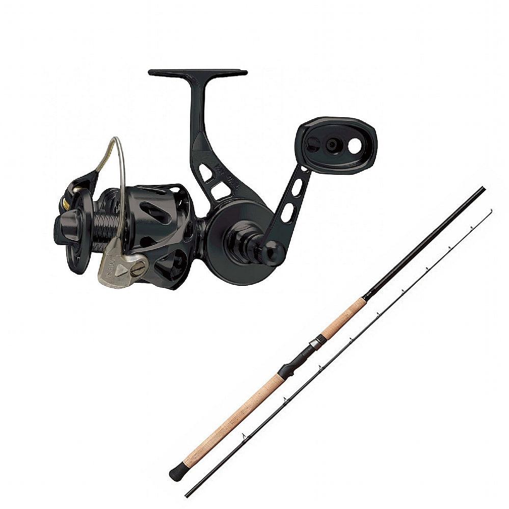 Van Staal VSB-X Bailed Spin 100 Black with SHIMANO Teramar West Coast Spinning X80MH Combo
