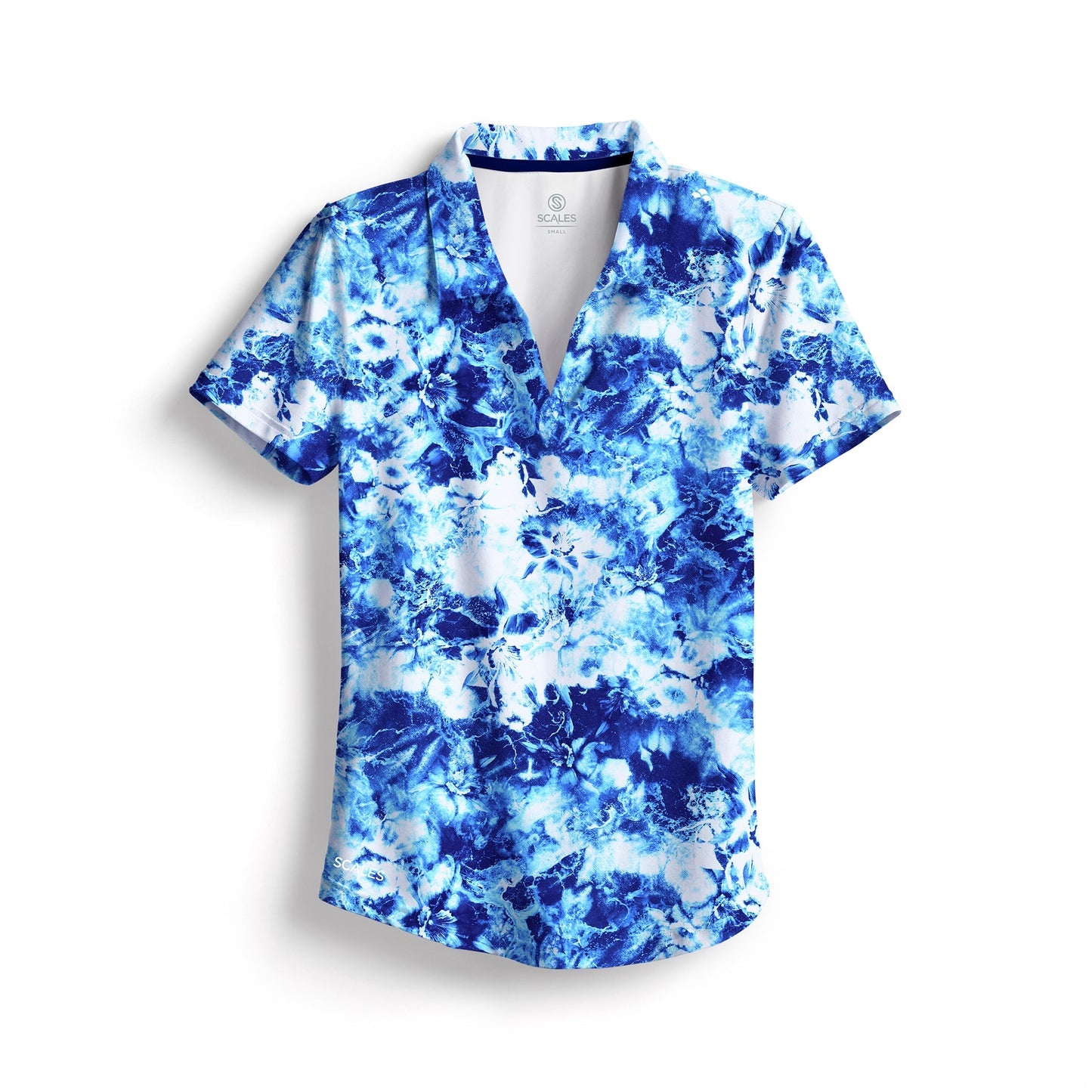SCALES Flower Tides Womens Polo