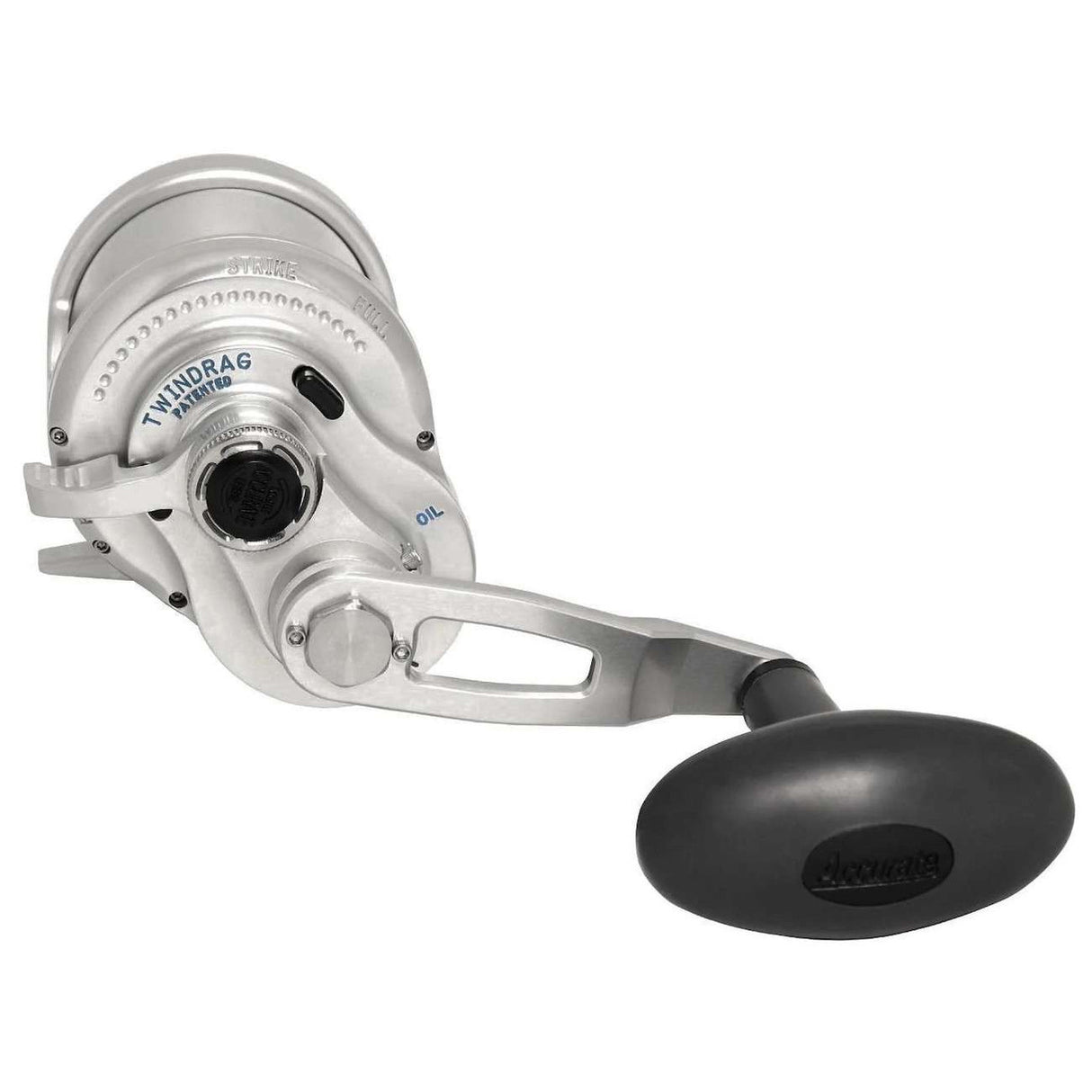 ACCURATE Fury 1SPD FX-600NL Left Hand Reel - Silver