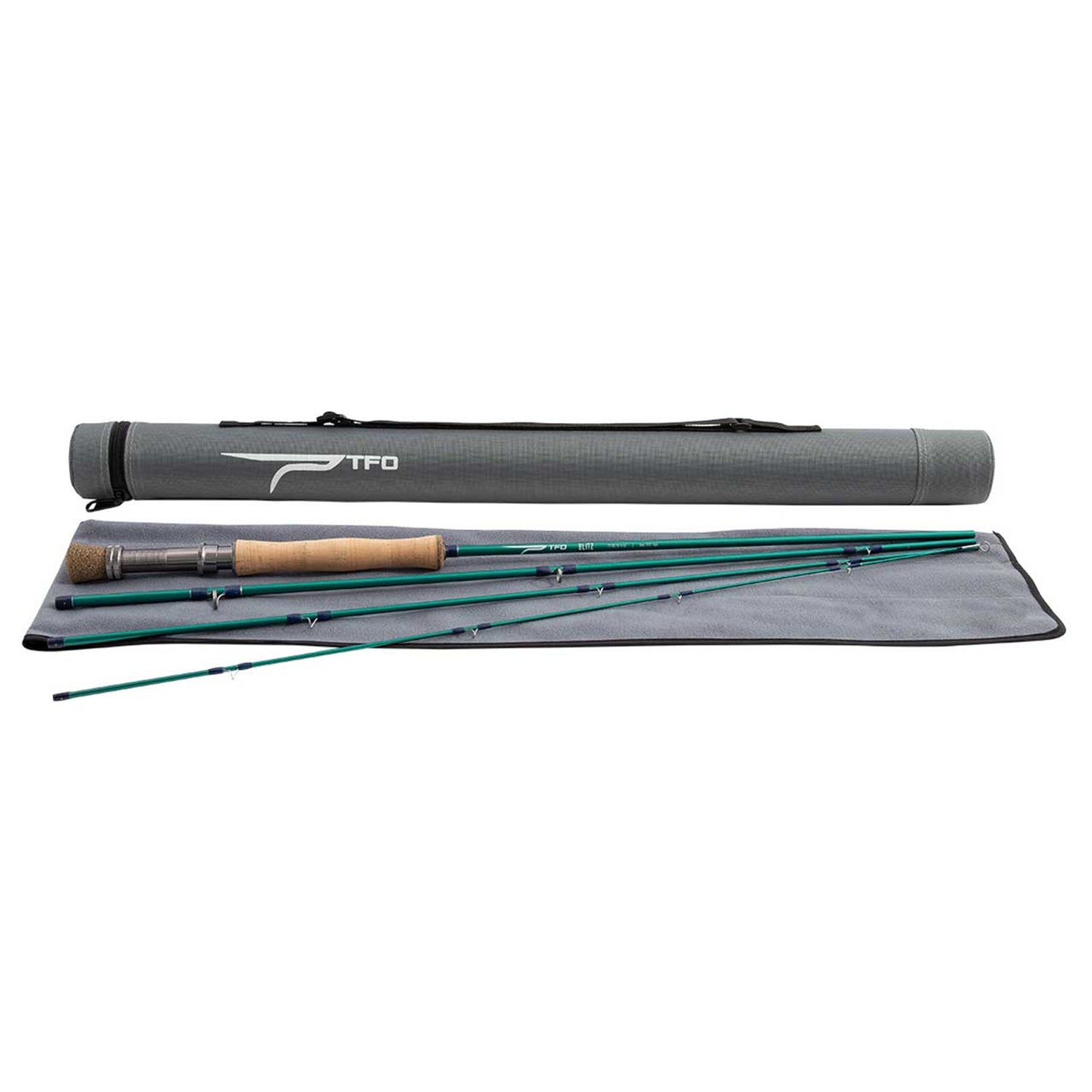Temple Fork Outfitters 9FT0IN 7wt 4pc Blitz Fly Fishing Rod with Case