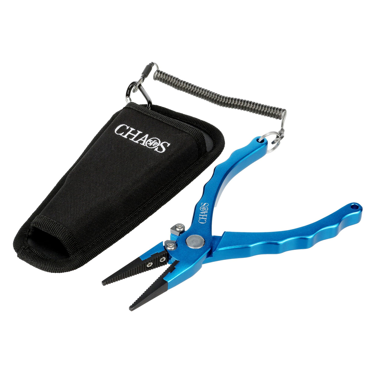 CHAOS Aluminium Plier Blue 7.5" with Sheath & Landyard