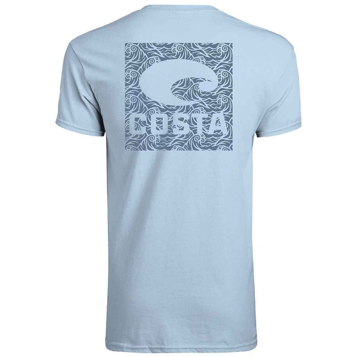Costa Men&#39;s Woodcut Waves Block T-Shirt