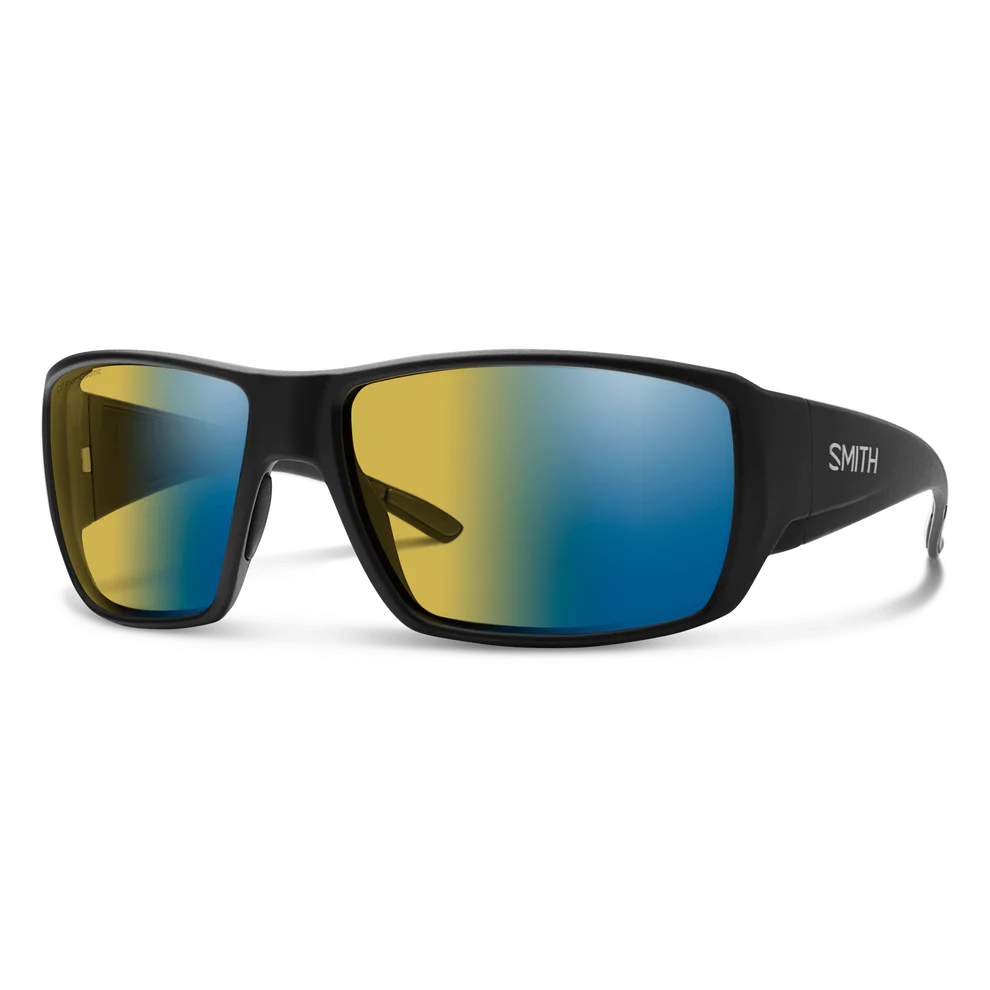 SMITH Guide's Choice Matte Black - ChromaPop Glass Polarchromic Yellow Blue Mirror