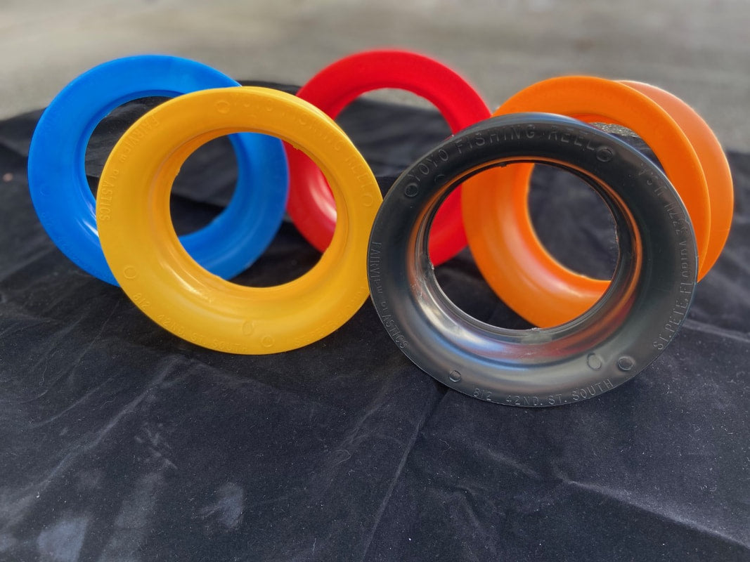 TUFMOLD YO YO 6" Hand Reel - Assorted Colors