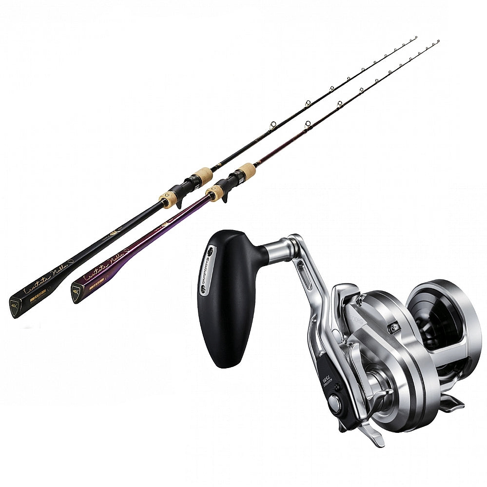 50% OFF Temple Reef Levitate Rod with purchase of Shimano Ocea Jigger 1500PG Spooled with Braid