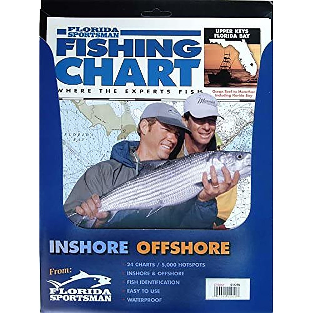 Florida Sportsman Fishing Chart Upper Keys-Florida bay