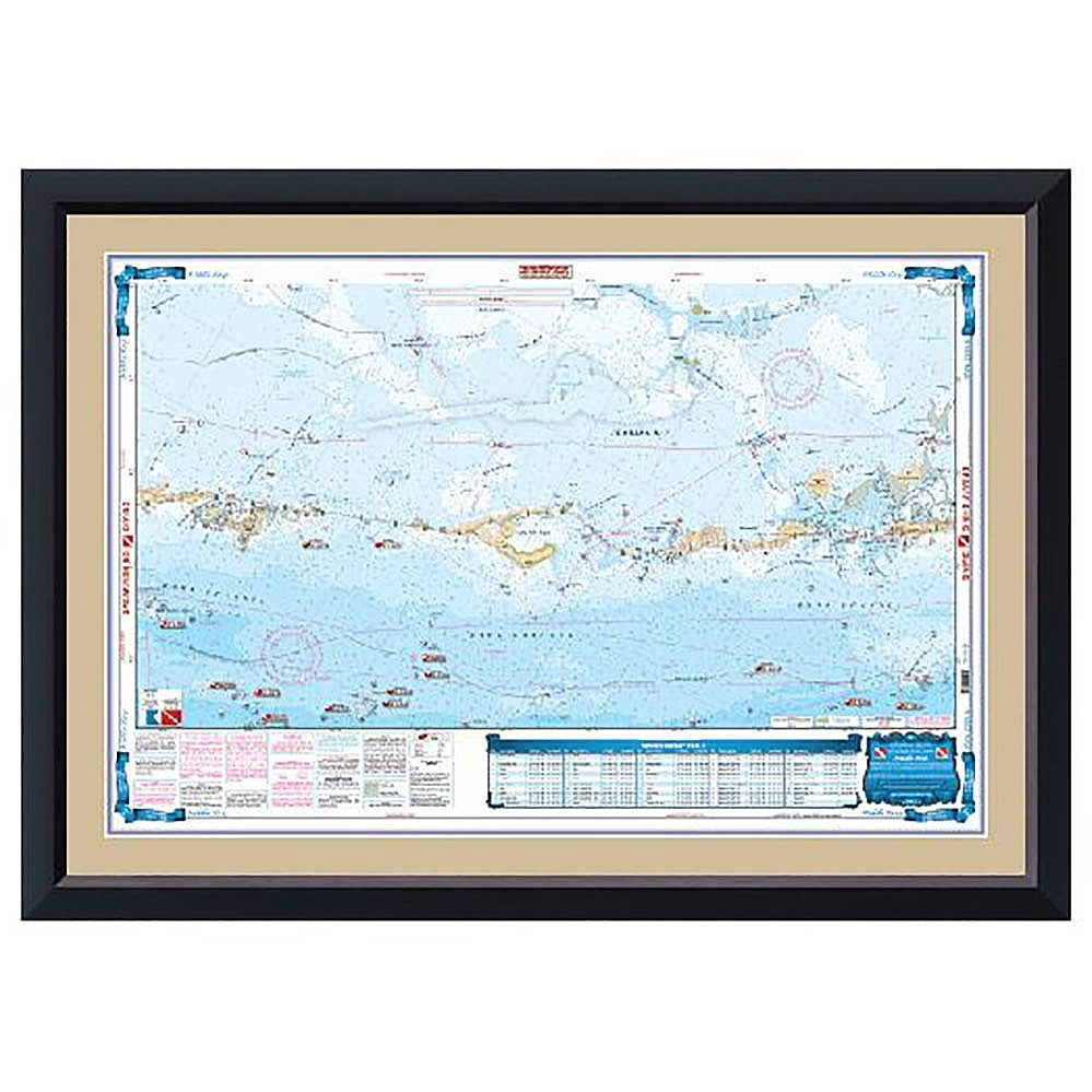 Waterproof Charts 155F Clearwater to Venice Fishing Offshore Fish &amp; Drive Chart