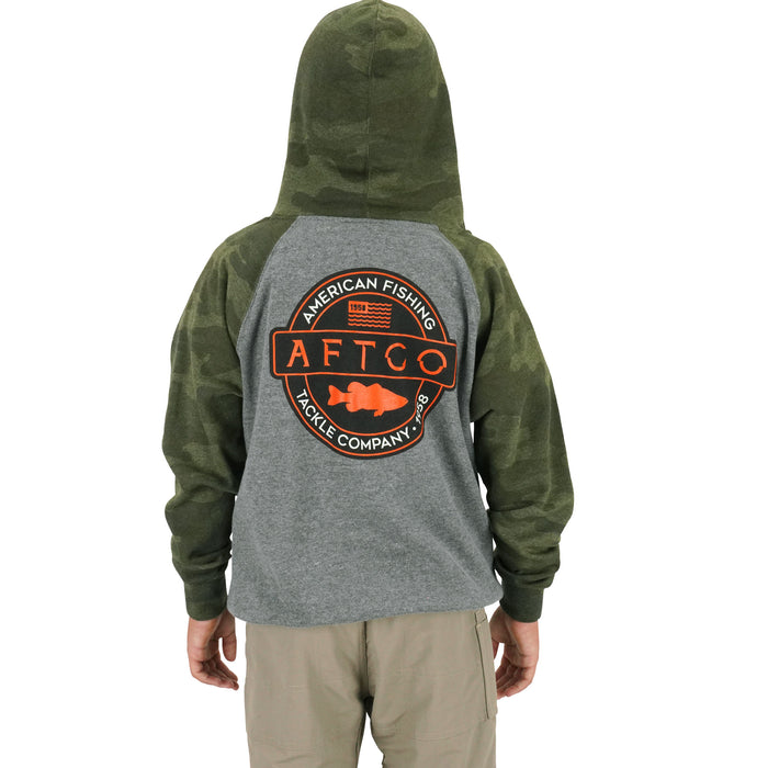 AFTCO Youth Bass Patch Pullover Hoodie