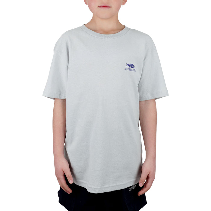 AFTCO Youth Jigfish Americana Short Sleeve T-Shirt