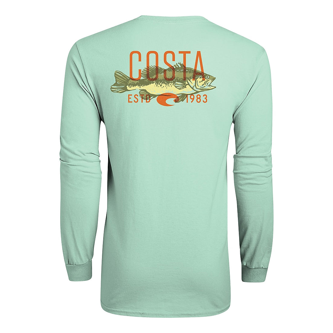 Costa Men's Overlay Bass Long Sleeve T-Shirt