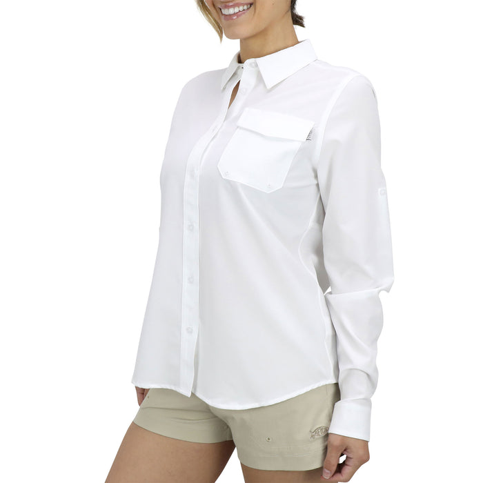 AFTCO Women&#39;s Ace Long Sleeve Button Down