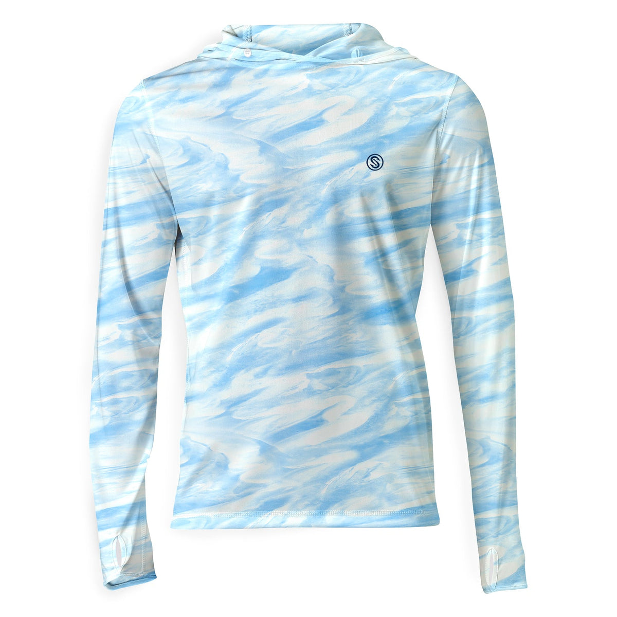 SCALES Bahamas Current Hooded Long Sleeve Performance Shirt