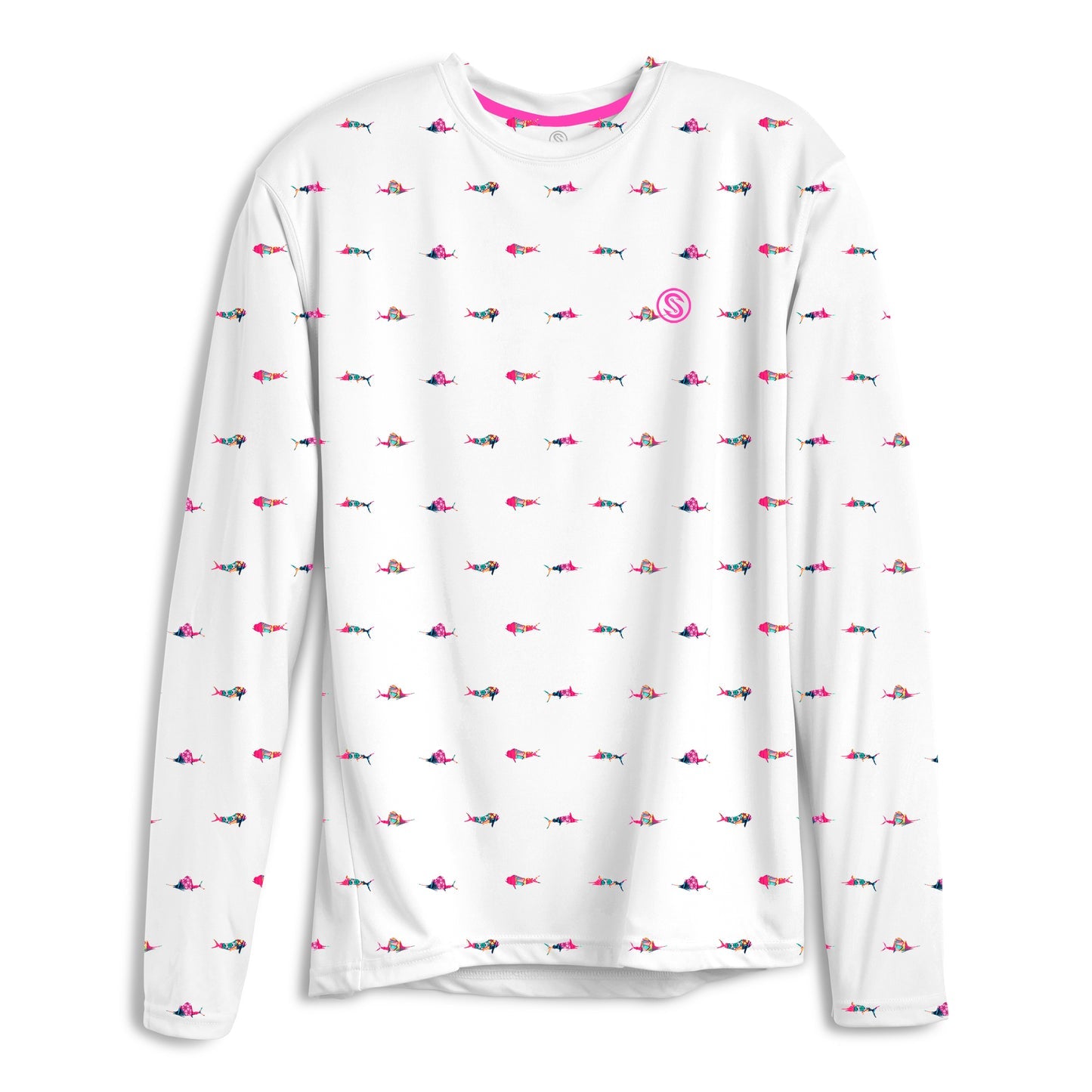 SCALES Trippy Fish Long Sleeve Performance Shirt