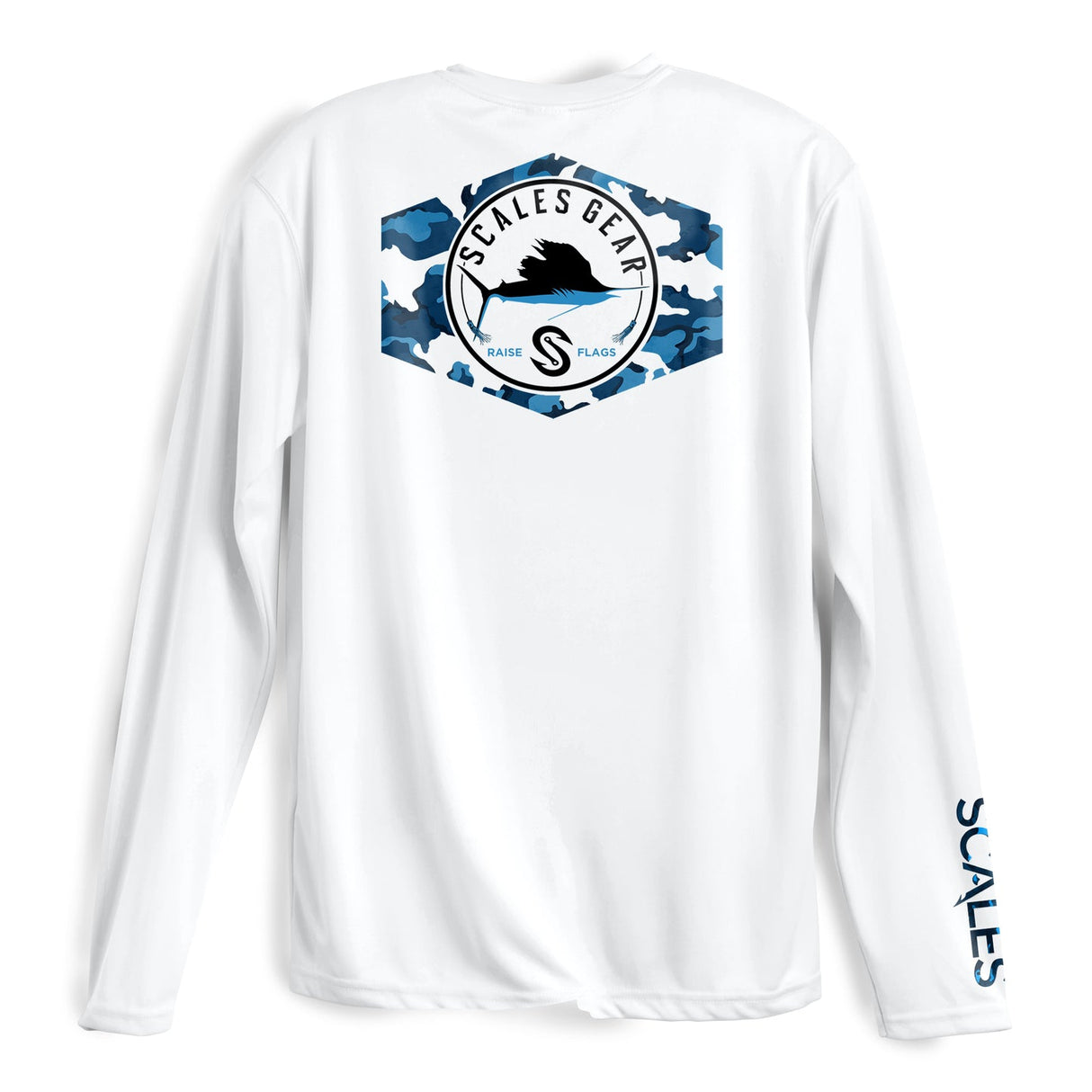 SCALES Sail Camo Long Sleeve Performance Shirt