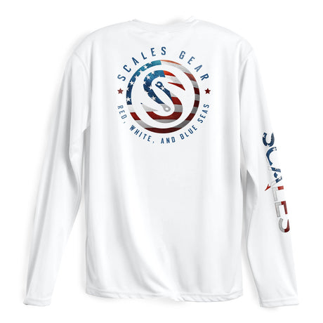 SCALES Blue Seas Long Sleeve Performance Shirt