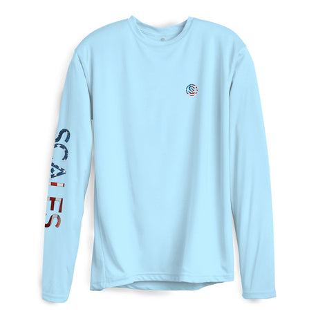 SCALES Blue Seas Long Sleeve Performance Shirt