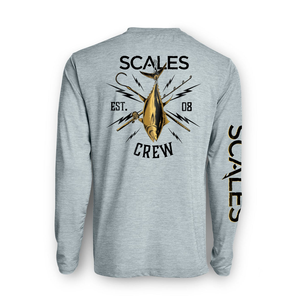 SCALES Blue Gold Active Performance Long Sleeve