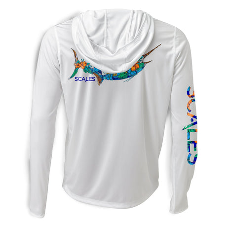 SCALES 808 Marlin Hooded Long Sleeve Performance Shirt