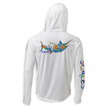 SCALES 808 Marlin Hooded Long Sleeve Performance Shirt