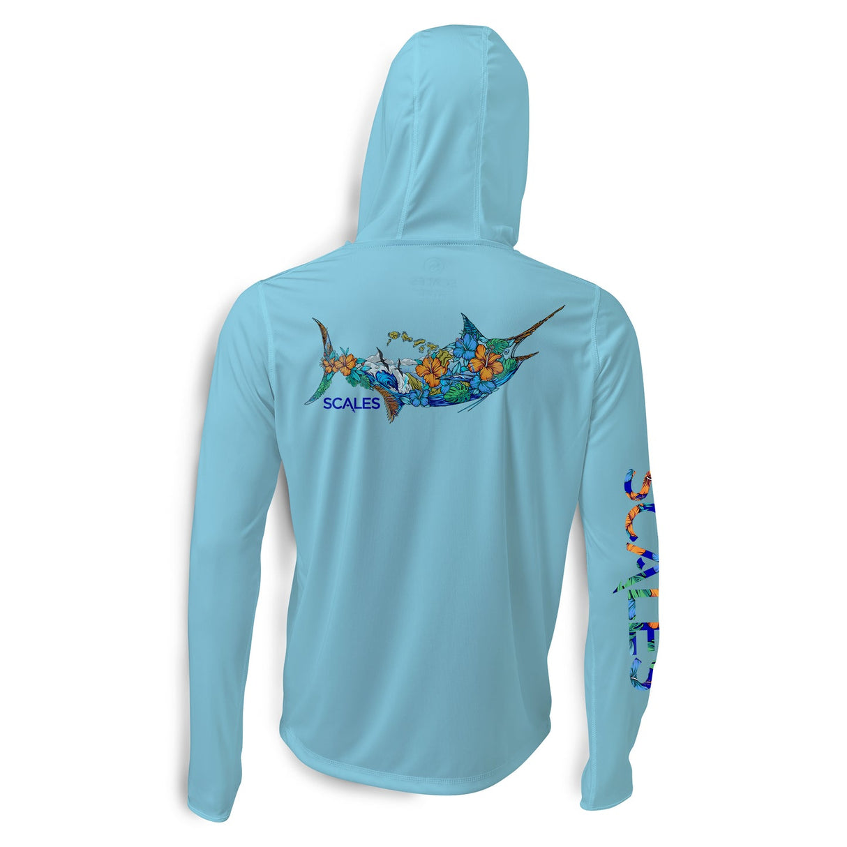 SCALES 808 Marlin Hooded Long Sleeve Performance Shirt