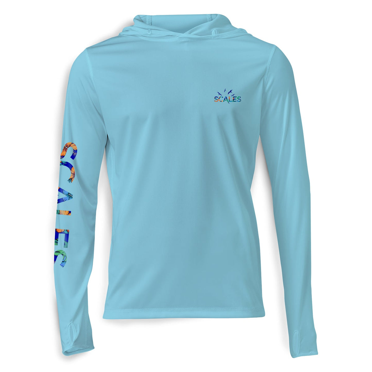 SCALES 808 Marlin Hooded Long Sleeve Performance Shirt