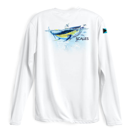 SCALES Tuna Frenzy Long Sleeve Performance Shirt