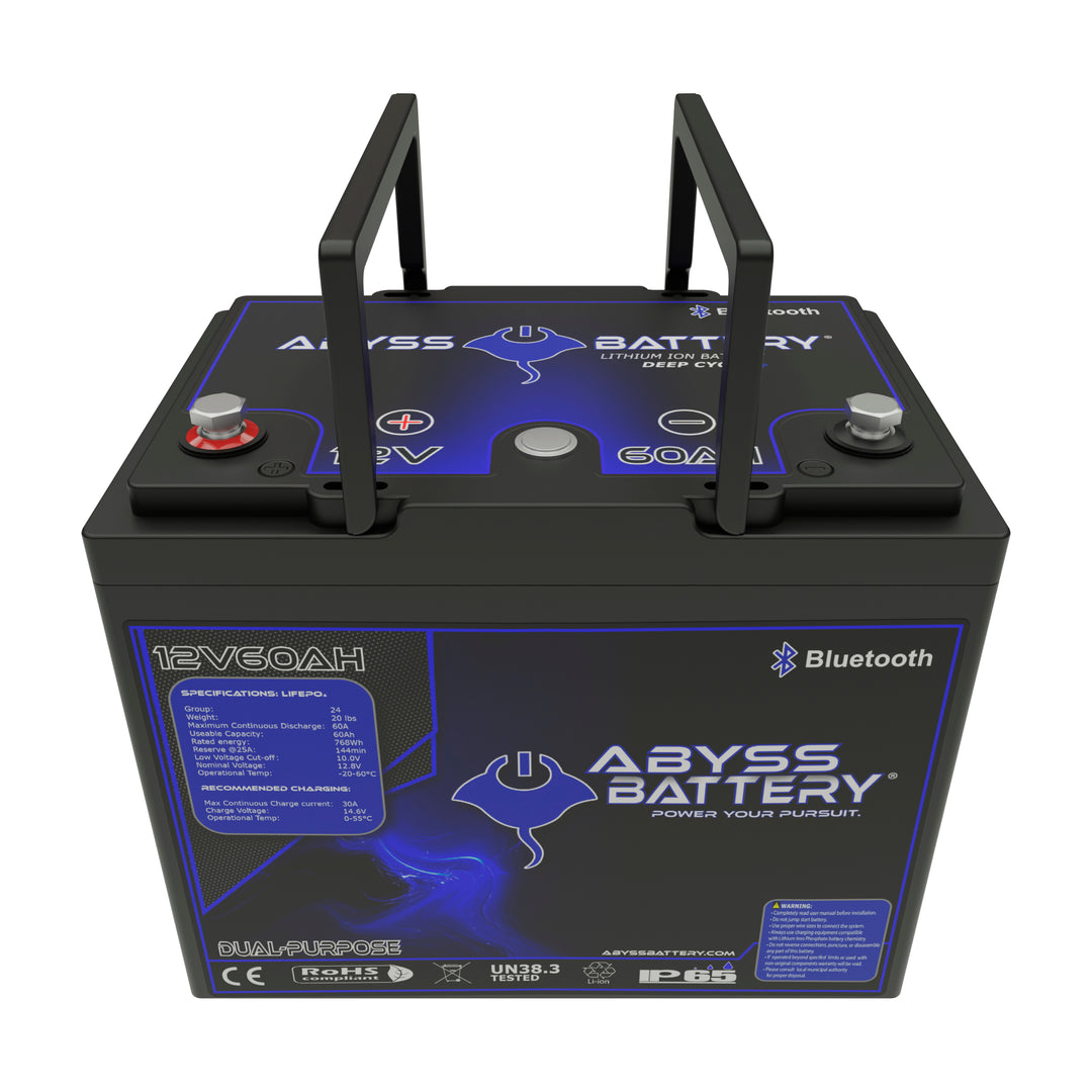 ABYSS 12V 60AH Dual Purpose Lithium Marine Battery